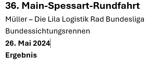 Ergebnis